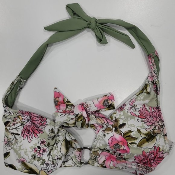 Mossimo Ring Halter Triangle Bikini Top - Picture 5 of 6